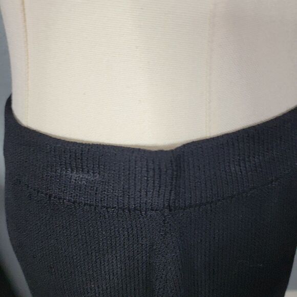 St. John Basics Santana Knit Skirt Size 8 Black Pencil Style Career Formal Wear - Picture 7 of 16